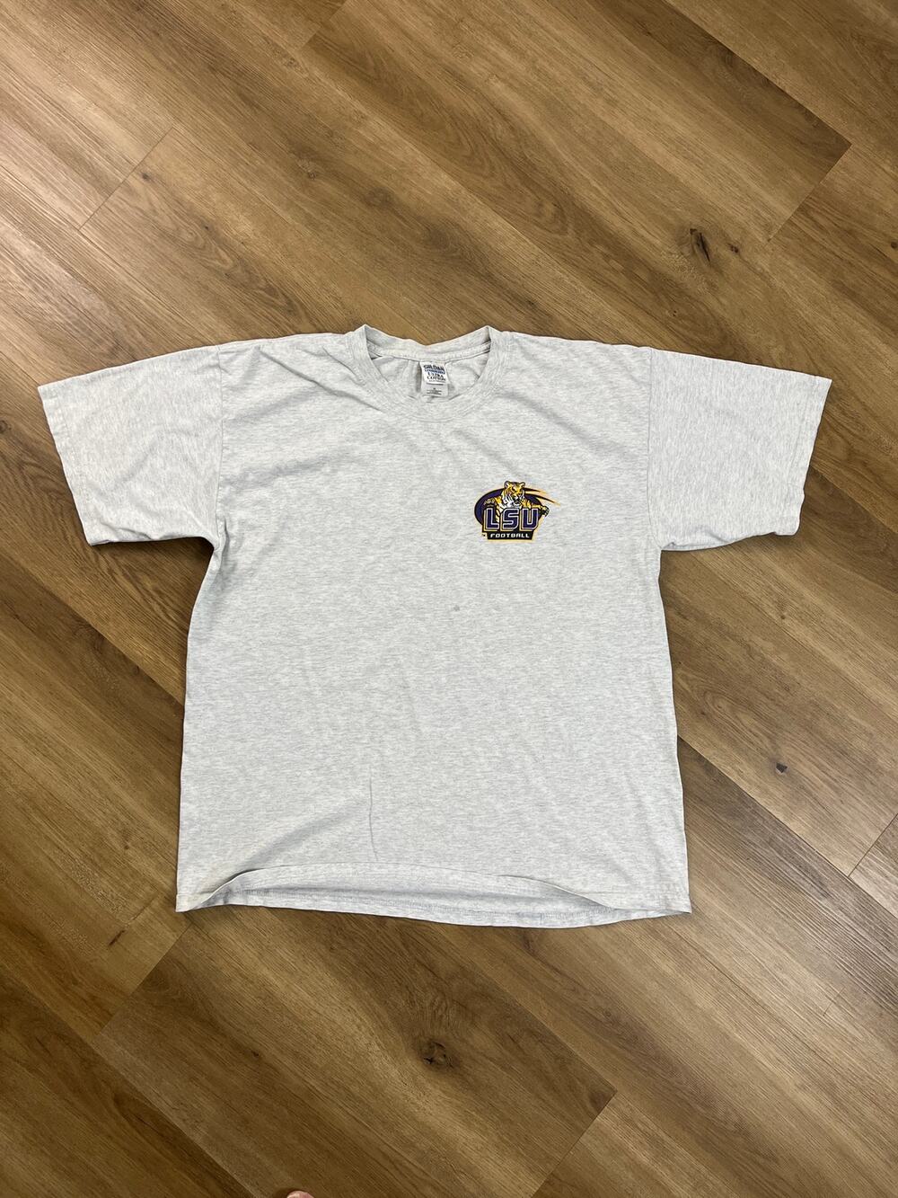 Vintage 90s LSU Tigers Fighting Tigers Football Tee XL